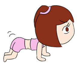 Aerobic Girl & Yoga Lady sticker #10933564