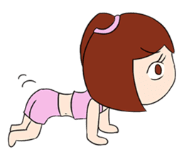 Aerobic Girl & Yoga Lady sticker #10933564