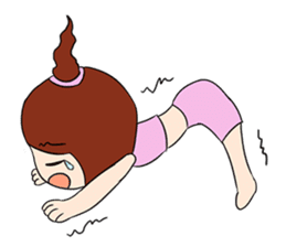 Aerobic Girl & Yoga Lady sticker #10933566