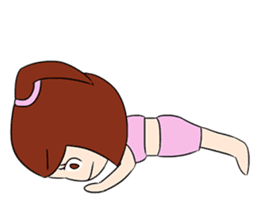 Aerobic Girl & Yoga Lady sticker #10933570