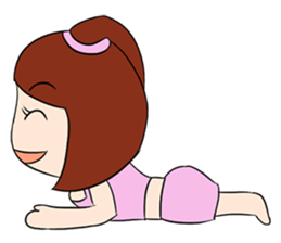 Aerobic Girl & Yoga Lady sticker #10933574