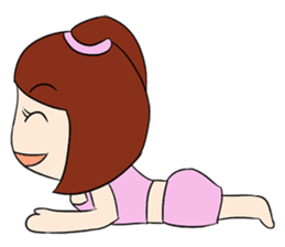 Aerobic Girl & Yoga Lady sticker #10933574