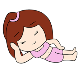 Aerobic Girl & Yoga Lady sticker #10933575