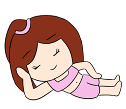 Aerobic Girl & Yoga Lady sticker #10933575