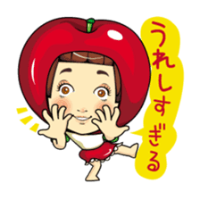 Changing clothes Momo-chan 6 sticker #10933742