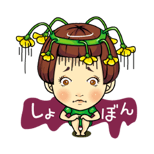 Changing clothes Momo-chan 6 sticker #10933756