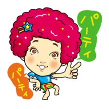 Changing clothes Momo-chan 6 sticker #10933761