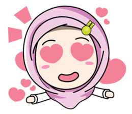Muslim cute. sticker #10933808
