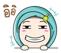 Muslim cute. sticker #10933812