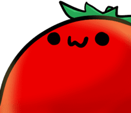 A tomato which has many expressions. sticker #10934096