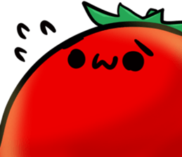 A tomato which has many expressions. sticker #10934097