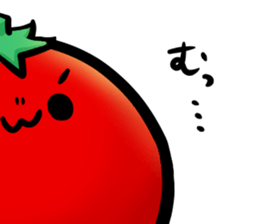 A tomato which has many expressions. sticker #10934105