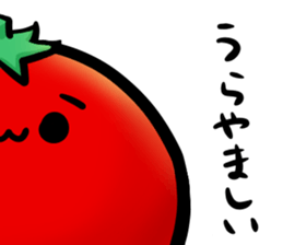 A tomato which has many expressions. sticker #10934106