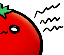 A tomato which has many expressions. sticker #10934107