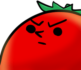 A tomato which has many expressions. sticker #10934108