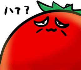 A tomato which has many expressions. sticker #10934110