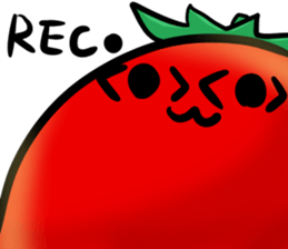 A tomato which has many expressions. sticker #10934111