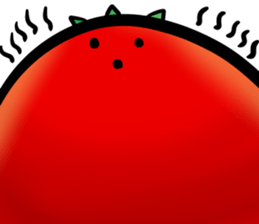 A tomato which has many expressions. sticker #10934112