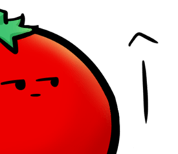 A tomato which has many expressions. sticker #10934117