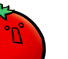 A tomato which has many expressions. sticker #10934119