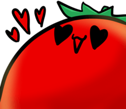 A tomato which has many expressions. sticker #10934122