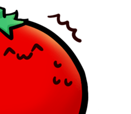 A tomato which has many expressions. sticker #10934129