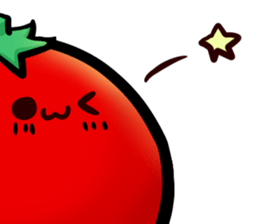 A tomato which has many expressions. sticker #10934131