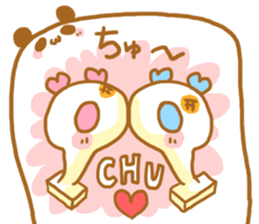 Mochiko&Mochio  Love Love ver. sticker #10934231