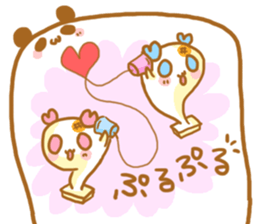 Mochiko&Mochio  Love Love ver. sticker #10934240