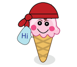 Delicious Cone Ice Cream sticker #10934418