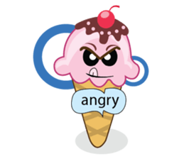 Delicious Cone Ice Cream sticker #10934423