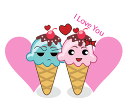 Delicious Cone Ice Cream sticker #10934428