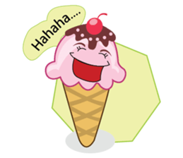 Delicious Cone Ice Cream sticker #10934431