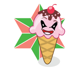 Delicious Cone Ice Cream sticker #10934433