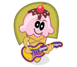 Delicious Cone Ice Cream sticker #10934437