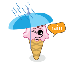 Delicious Cone Ice Cream sticker #10934444