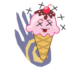 Delicious Cone Ice Cream sticker #10934445