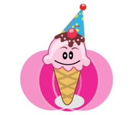 Delicious Cone Ice Cream sticker #10934446