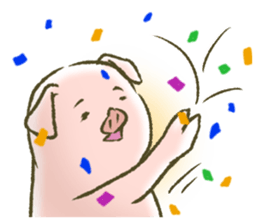 The world of the pig. 2 sticker #10934879