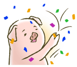 The world of the pig. 2 sticker #10934879