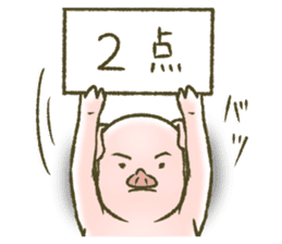 The world of the pig. 2 sticker #10934887