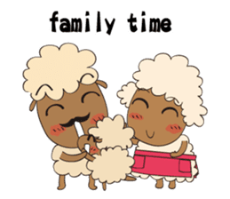 Amazing Sheep: The Family!! sticker #10935403