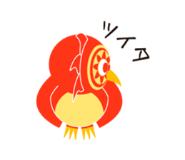 Bunin Bach owl sticker #10936751