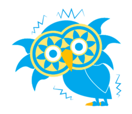 Bunin Bach owl sticker #10936752