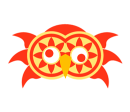 Bunin Bach owl sticker #10936759