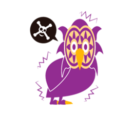 Bunin Bach owl sticker #10936766