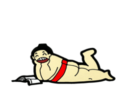 Daily life of sumo wrestlers. 3 sticker #10936791