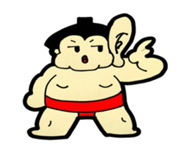 Daily life of sumo wrestlers. 3 sticker #10936793