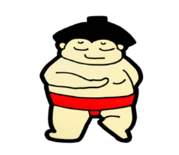Daily life of sumo wrestlers. 3 sticker #10936794
