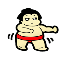 Daily life of sumo wrestlers. 3 sticker #10936796